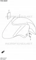 FRONT FENDER for Suzuki BURGMAN 650 2015