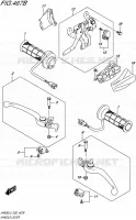HANDGRIPS   LEVERS  (AN650ZL5 E02) for Suzuki BURGMAN 650 2015