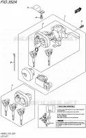 LOCK SET for Suzuki BURGMAN 650 2015