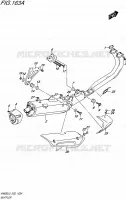 MUFFLER for Suzuki BURGMAN 650 2015