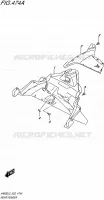 REAR FENDER for Suzuki BURGMAN 650 2015