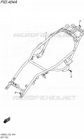 REAR FRAME for Suzuki BURGMAN 650 2015