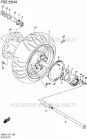 REAR WHEEL for Suzuki BURGMAN 650 2015
