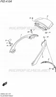 BACKREST (AN650L6 E19) for Suzuki BURGMAN 650 2016