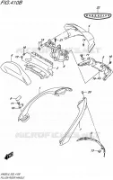 BACKREST (AN650ZL6 E02) for Suzuki BURGMAN 650 2016