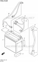 BATTERY for Suzuki BURGMAN 650 2016