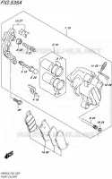 FRONT CALIPER for Suzuki BURGMAN 650 2016