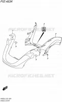 FRONT FAIRING for Suzuki BURGMAN 650 2016