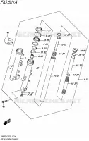 FRONT FORK for Suzuki BURGMAN 650 2016