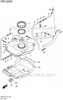 FUEL TANK for Suzuki BURGMAN 650 2016