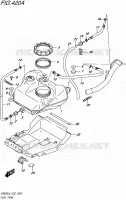 FUEL TANK for Suzuki BURGMAN 650 2016