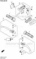 HANDGRIPS   LEVERS  (AN650L6 E19) for Suzuki BURGMAN 650 2016