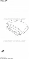 OPTIONS (COVER SET PILLION RIDER) (AN650ZL6 E02) for Suzuki BURGMAN 650 2016