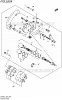 REAR CALIPER for Suzuki BURGMAN 650 2016