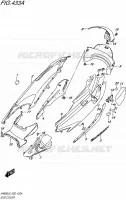 REAR FAIRING for Suzuki BURGMAN 650 2016