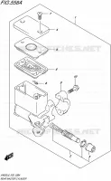 REAR MASTER CYLINDER for Suzuki BURGMAN 650 2016