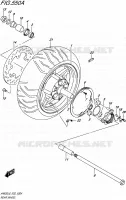 REAR WHEEL for Suzuki BURGMAN 650 2016