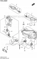 TAIL LIGHT ASSY for Suzuki BURGMAN 650 2016