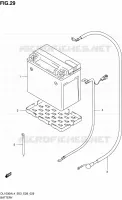 BATTERY for Suzuki V-STROM 1000 2014