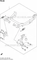 CENTER STAND SET (OPTIONAL) for Suzuki V-STROM 1000 2014