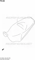 HIGH SEAT (OPTIONAL) for Suzuki V-STROM 1000 2014