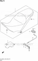 SEAT for Suzuki V-STROM 1000 2014