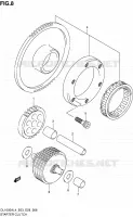 STARTER MOTOR CLUTCH for Suzuki V-STROM 1000 2014