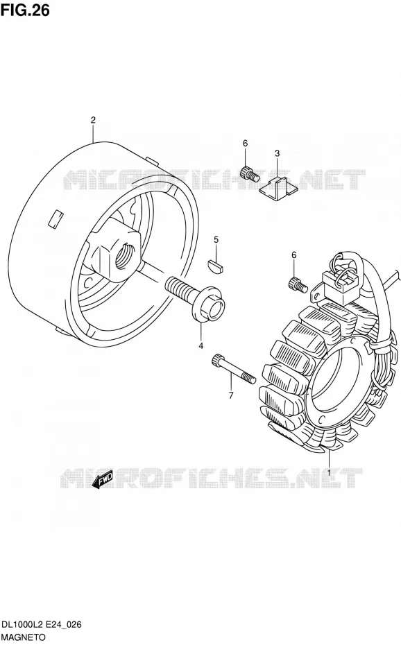 IGNITION Suzuki MOTO 1000 V-STROM 2012  DL1000 L2 (E24)