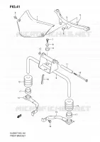 FRONT BRACKETS for Suzuki V-STROM 650 2010