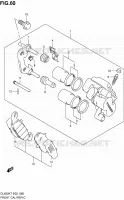 FRONT CALIPER for Suzuki V-STROM 650 2010