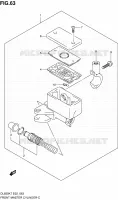 FRONT MASTER CYLINDER for Suzuki V-STROM 650 2010