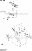 HANDGRIPS   LEVERS  (MODEL K9 E02,E19,E24) for Suzuki V-STROM 650 2010