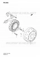 IGNITION (MODEL K8/K9/L0) for Suzuki V-STROM 650 2010