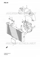 RADIATOR for Suzuki V-STROM 650 2010