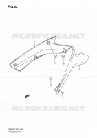 REAR FAIRING for Suzuki V-STROM 650 2010
