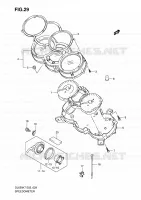 SPEEDOMETER for Suzuki V-STROM 650 2010