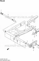 SWINGARM for Suzuki V-STROM 650 2010
