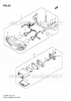 TAIL LIGHT ASSY for Suzuki V-STROM 650 2010