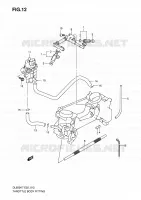 THROTTLE BODY FITTING for Suzuki V-STROM 650 2010