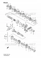 TRANSMISSION for Suzuki V-STROM 650 2010