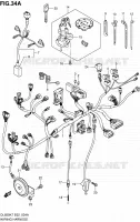 WIRING HARNESS (DL650AK7/AU3K7) for Suzuki V-STROM 650 2010