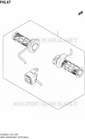 GRIP HEATER SET (OPTIONAL) for Suzuki V-STROM 650 2014