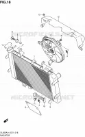 RADIATOR for Suzuki V-STROM 650 2014