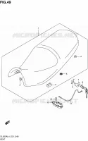 SEAT for Suzuki V-STROM 650 2014