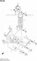 SHOCK ABSORBER LINKAGE for Suzuki V-STROM 650 2014