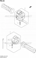 SWITCHES for Suzuki V-STROM 650 2014