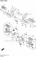 FOOTREST for Suzuki V-STROM 650 2015