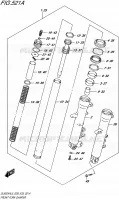 FRONT FORK for Suzuki V-STROM 650 2015