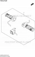 GRIP HEATER SET (OPTIONAL) for Suzuki V-STROM 650 2015