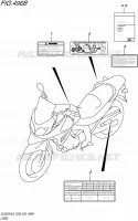 LABEL (DL650XAL5 E33) for Suzuki V-STROM 650 2015